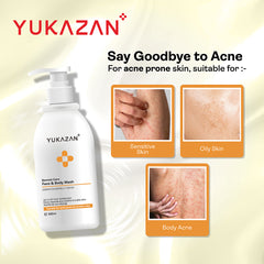 Yukazan Blemish Care Face & Body Wash (500ml)