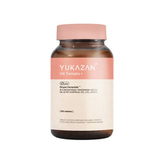 Yukazan Vit Tomato+ Brightening Supplement - Collagen, White Tomato, Oryza Ceramide Chewable Tablet - Oral Sunblock (60's)